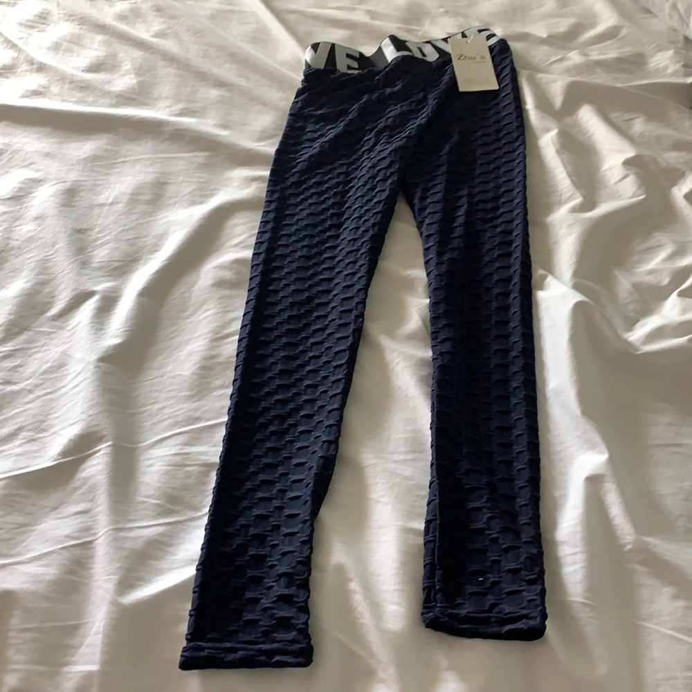 Navy leggings